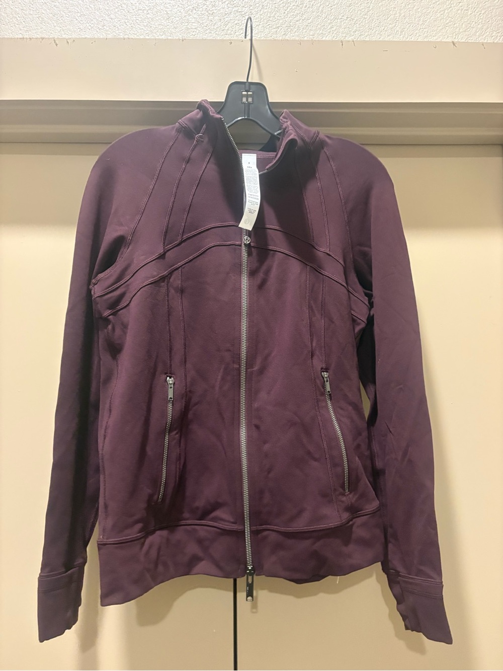 lululemon athletica Define Plum Full-Zip Jacket NWT Size 8